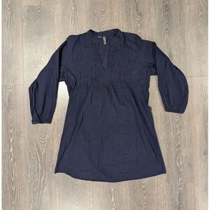 Lauren Ralph Lauren Blue Cotton Tunic‎ See Description For Sizing LRL